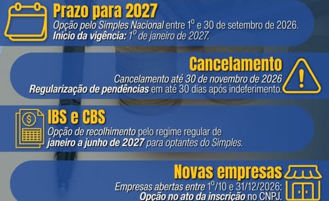 Tributação Municipal orienta empresários e contadores sobre novas regras do Simples Nacional para 2027