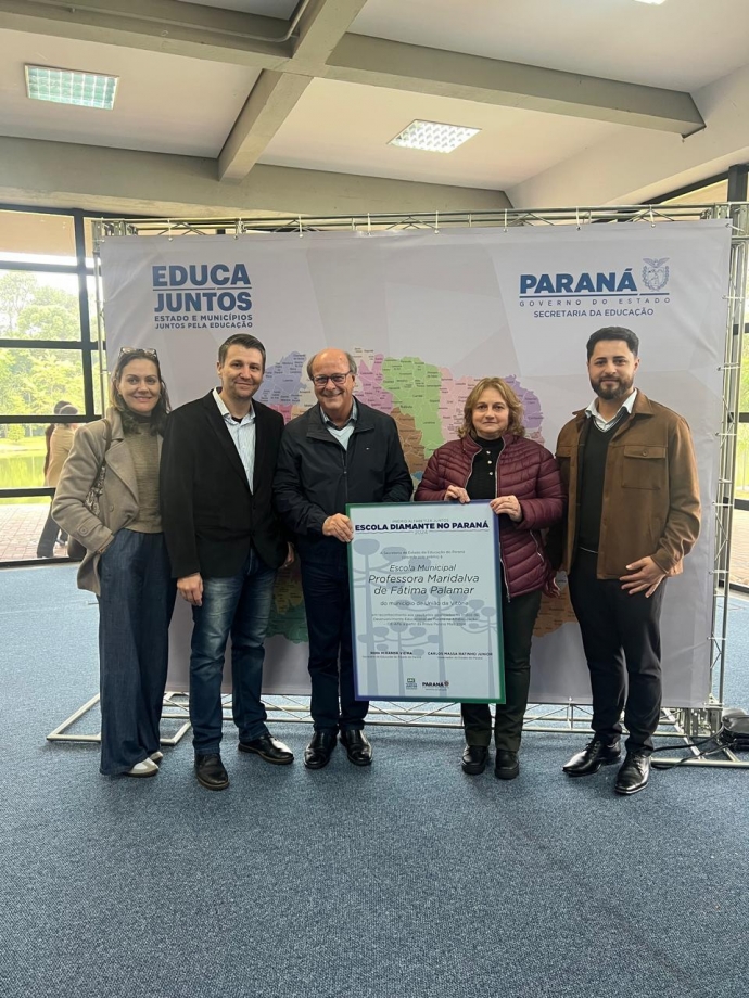 Duas escolas de União da Vitória recebem o Prêmio Escola Diamante do Paraná