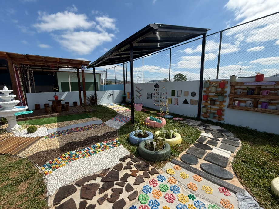 União da Vitória inaugura primeiro Jardim Sensorial da Rede Municipal de Educação