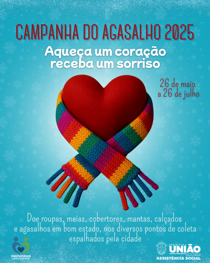 Provopar de União da Vitória lança Campanha do Agasalho 2025