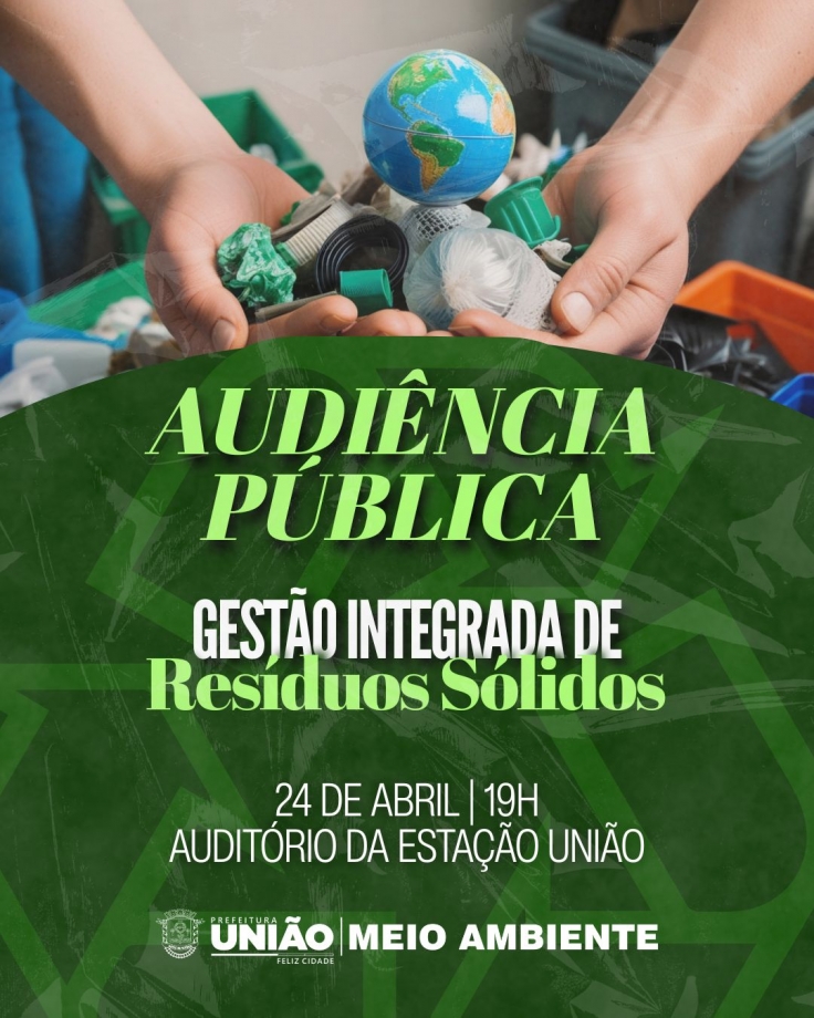 União da Vitória realiza audiência pública sobre gestão de resíduos sólidos nesta sexta-feira, 24