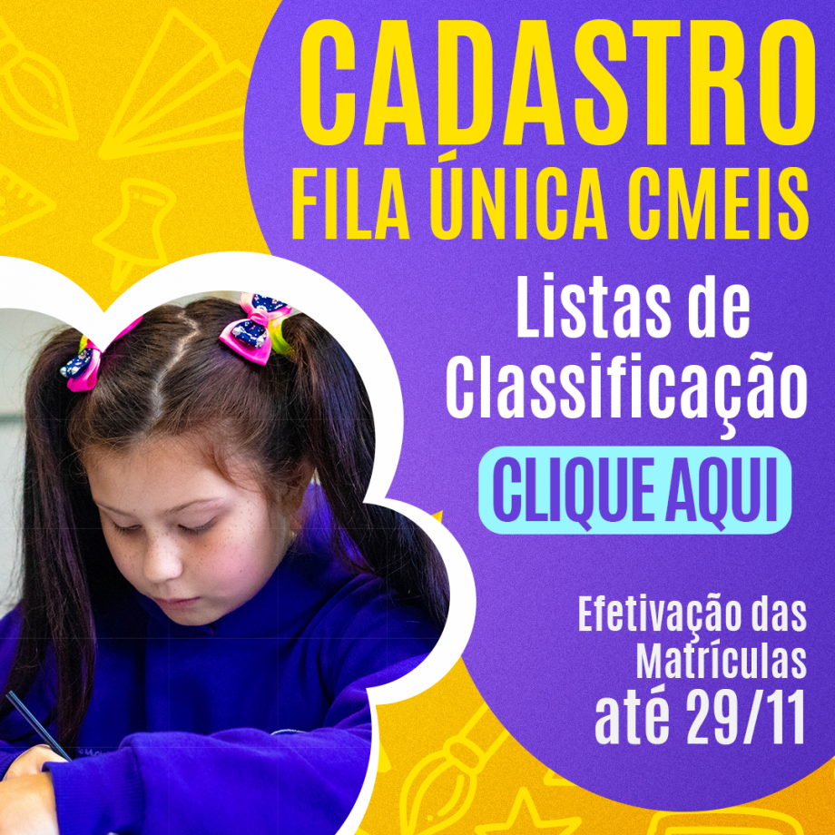 LISTA ÚNICA CMEIS 2025
