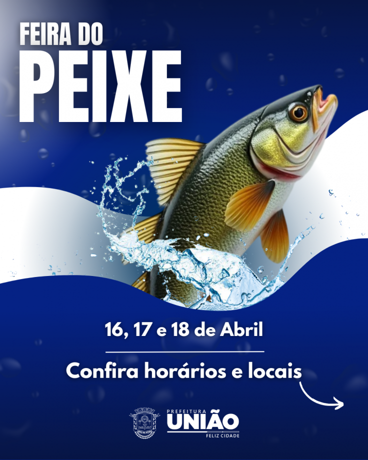 União da Vitória terá Feira do Peixe a partir da quarta-feira, 16 de abril