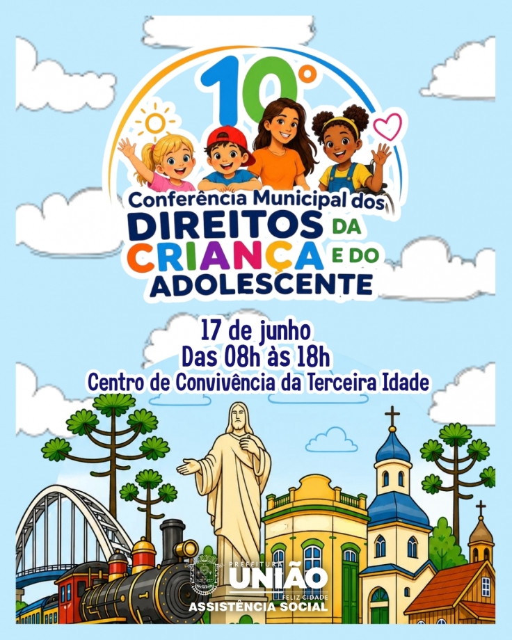 União da Vitória abre inscrições para a 10ª Conferência Municipal dos Direitos da Criança e do Adolescente