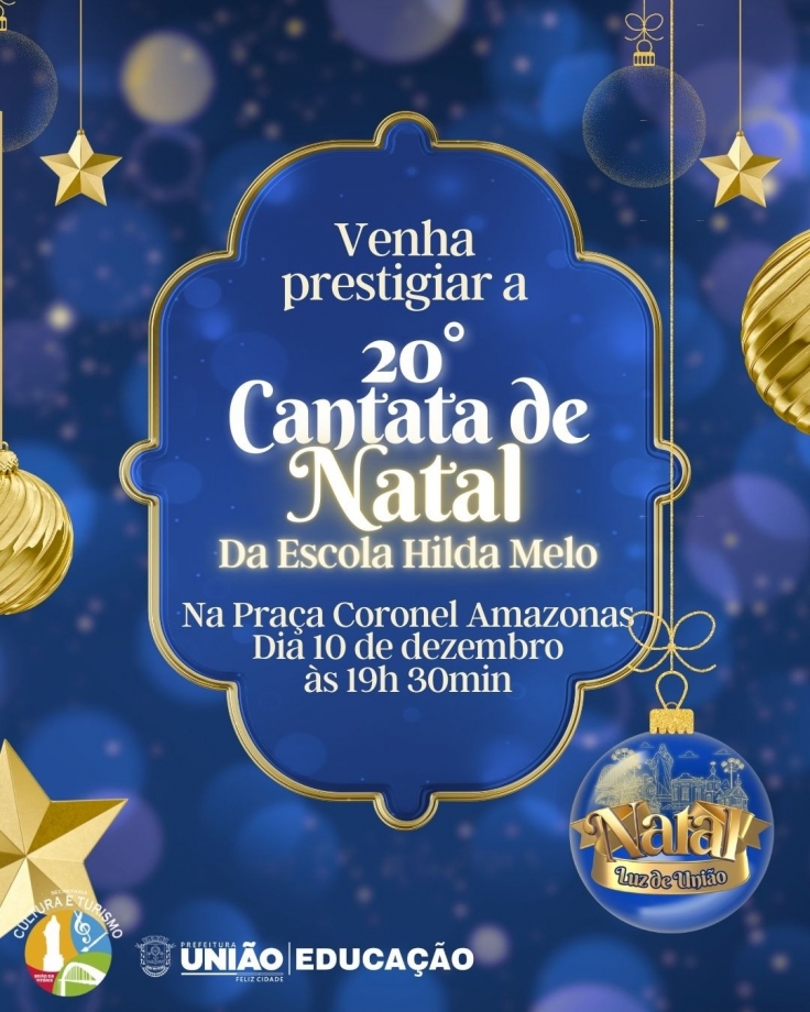 20ª Cantata de Natal da Escola Municipal Hilda Melo acontece nesta quarta-feira, 10