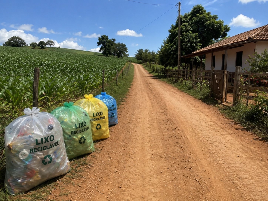 União da Vitória inicia coleta seletiva de recicláveis no interior em projeto piloto inédito