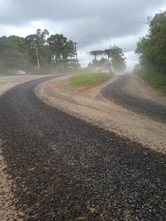 Secretaria de Obras inicia trabalho com melhorias nas estradas vicinais de União da Vitória