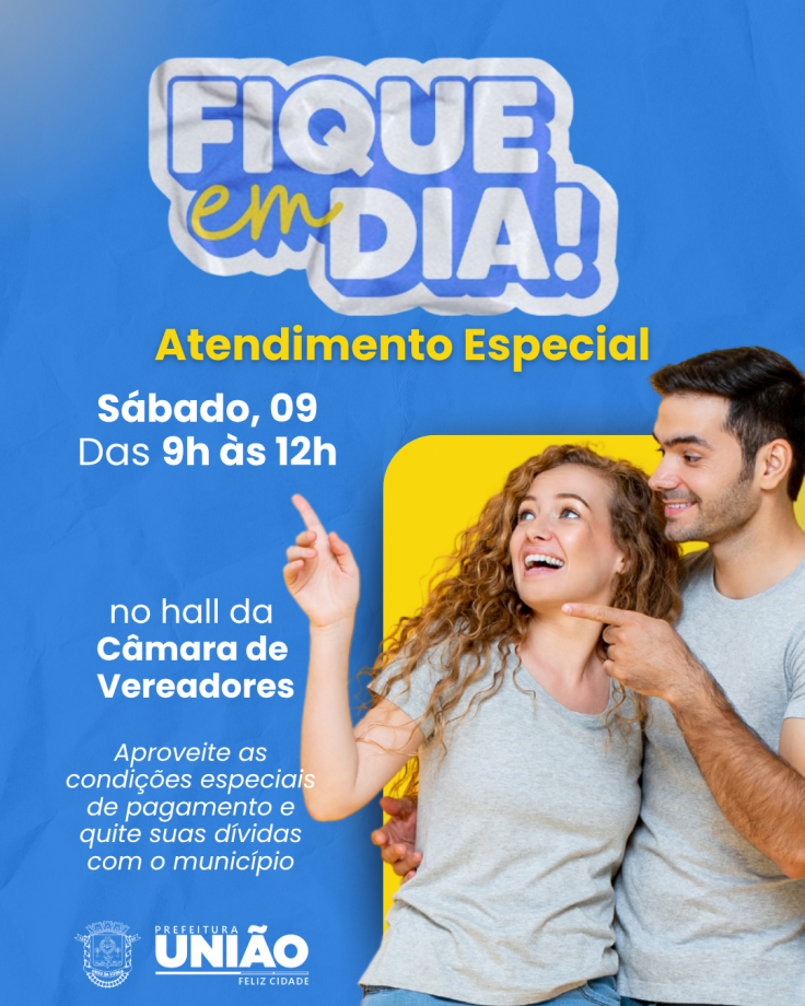 Fique em Dia terá último mutirão de atendimento neste sábado, 09 de agosto