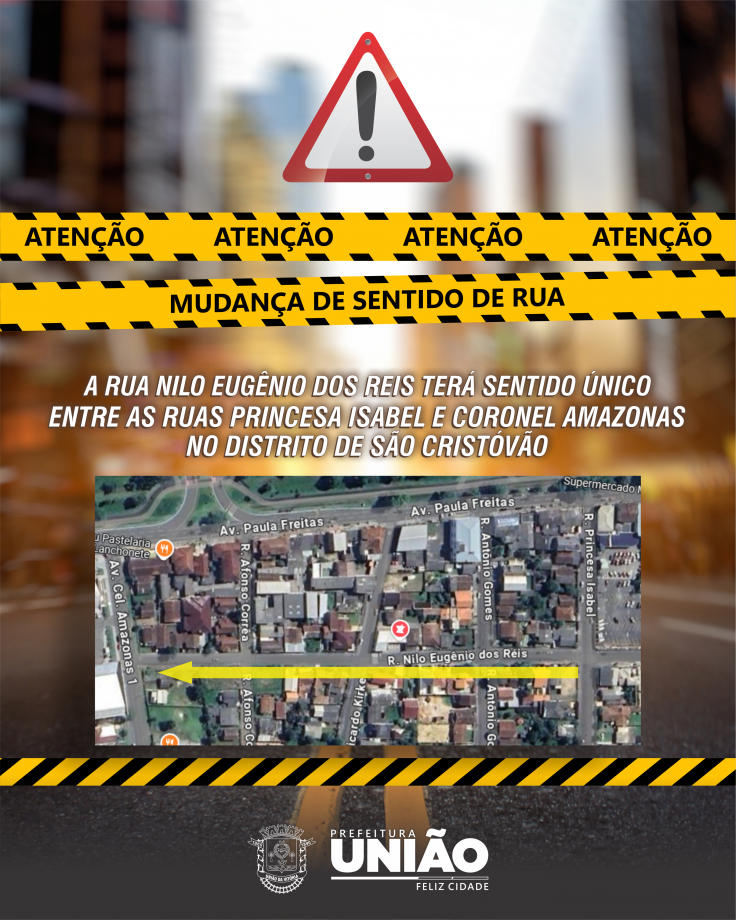 Trecho da rua Nilo Eugênio dos Reis no Nossa Senhora da Salete terá sentido alterado a partir desta terça-feira, 11