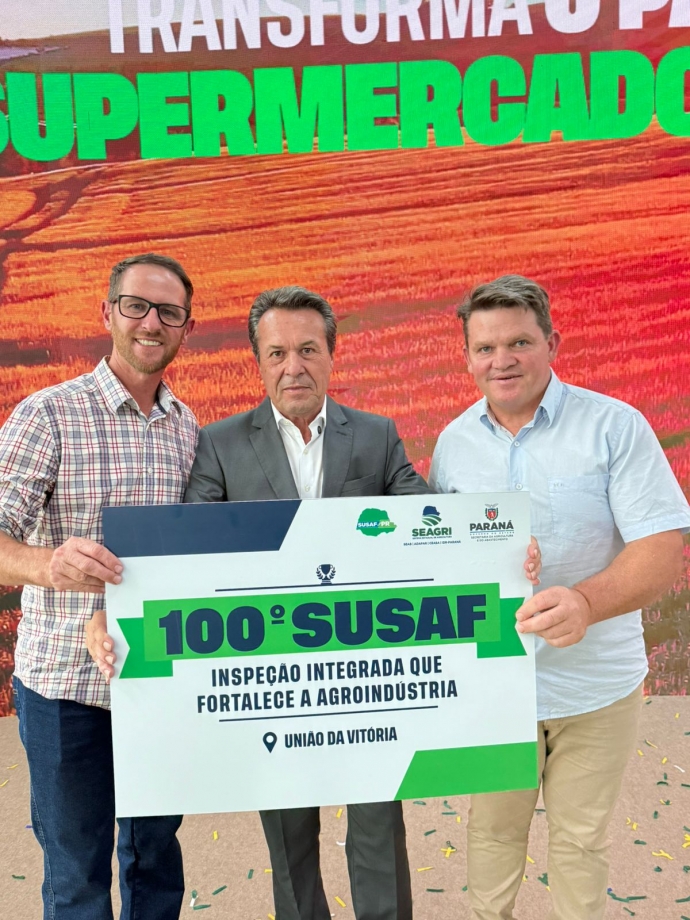 União da Vitória é celebrada como o 100º município com o selo Susaf no Paraná