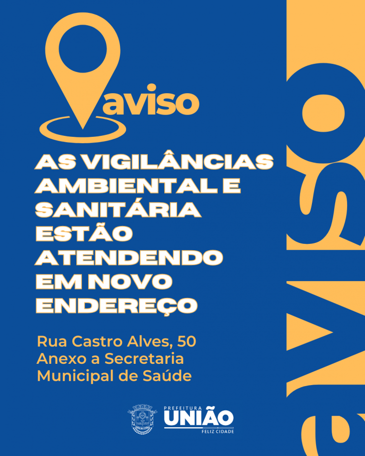 Vigilância Sanitária e Ambiental estão em novo endereço