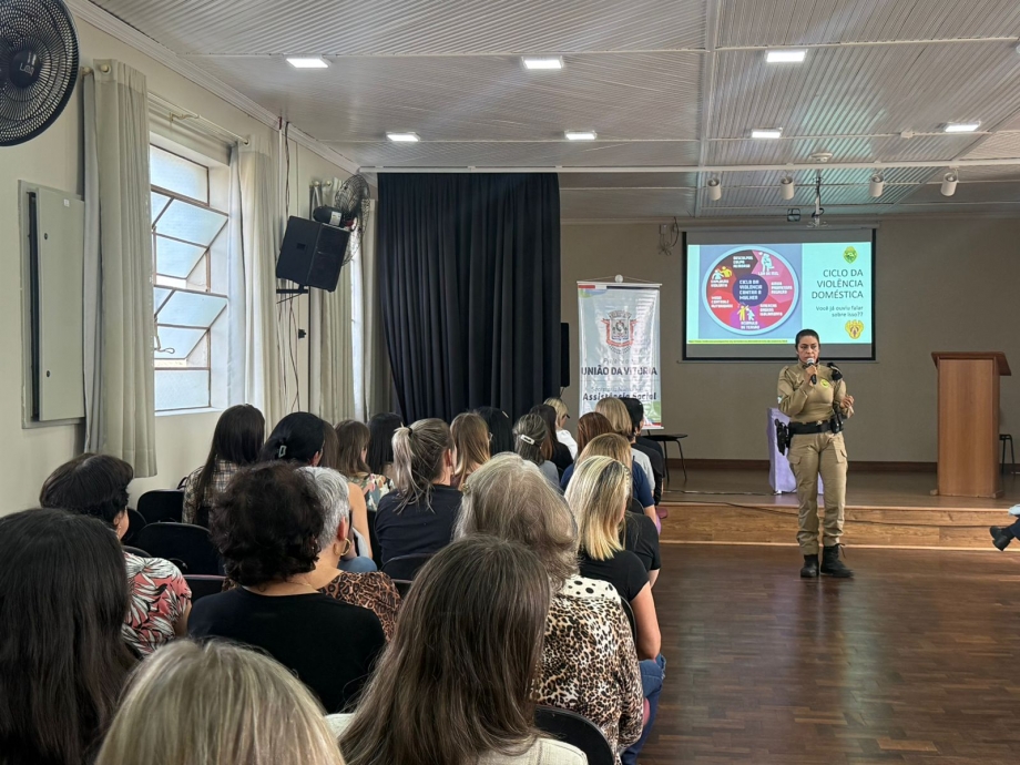 União da Vitória promove evento do Agosto Lilás com foco na prevenção à violência contra a mulher