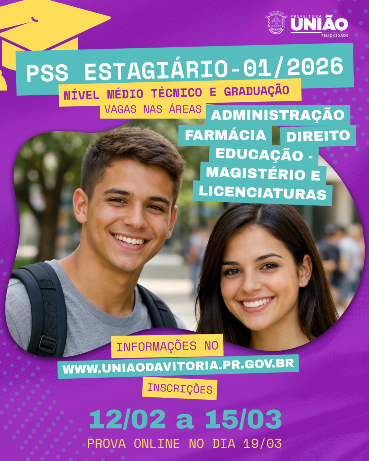 Prefeitura de União da Vitória lança PSS de Estágio