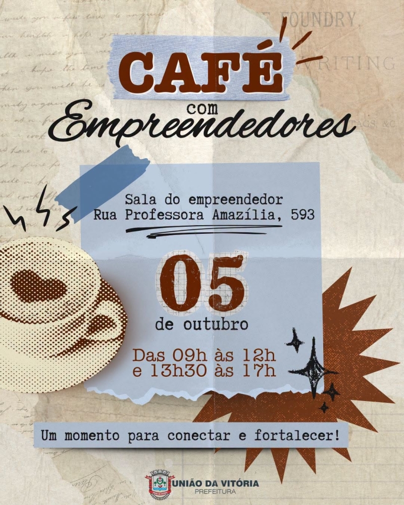 Sala do Empreendedor promove Café do Empreendedor no dia 5 de outubro