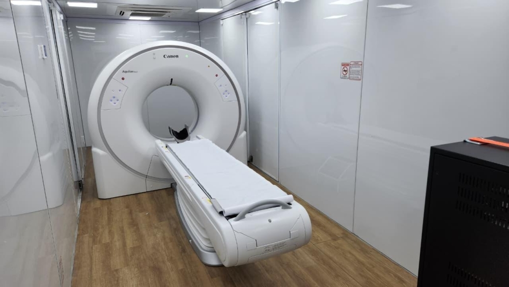 Carreta da Tomografia encerra atendimentos e zera fila de exames em União da Vitória