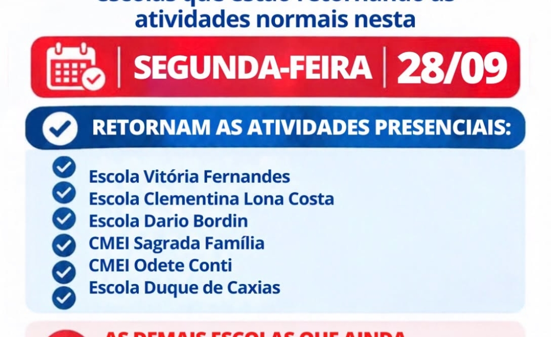 Educação mantém atividades e adapta atendimento durante período de cheia em União da Vitória