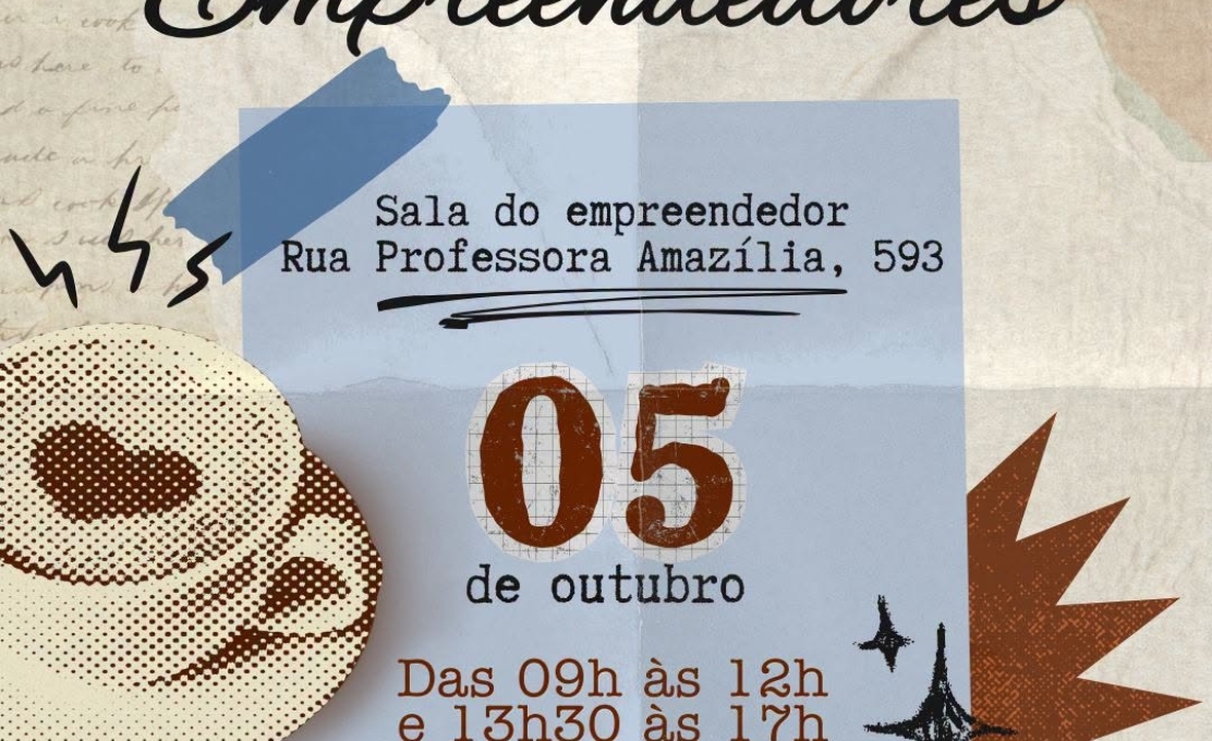 Sala do Empreendedor promove Café do Empreendedor no dia 5 de outubro