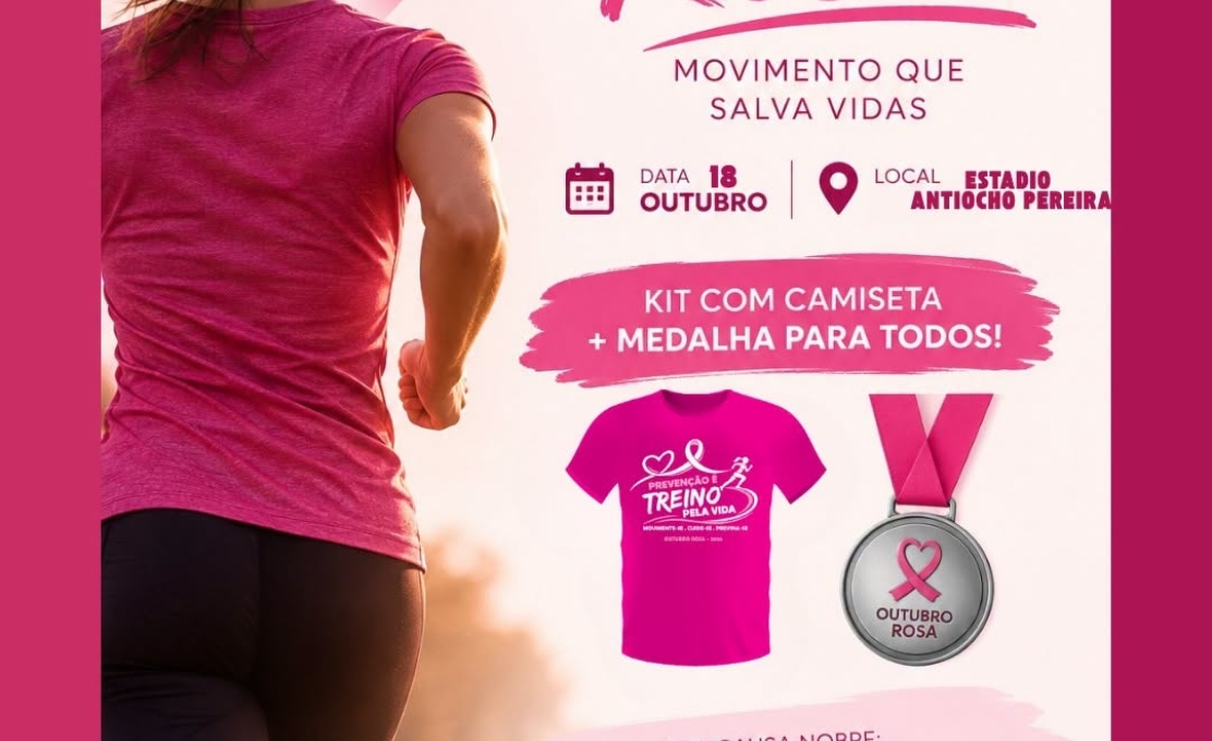 União da Vitória promove Corrida Outubro Rosa no dia 18 de outubro