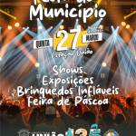 Prefeitura de União da Vitória divulga programação do aniversário de 135 anos do município