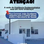 Vigilância Epidemiológica está em novo endereço