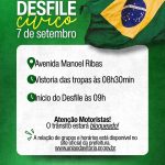 Tradicional desfile de 7 de Setembro terá a participação de mais de 100 instituições