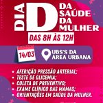 União da Vitória terá Dia D da Saúde da Mulher no dia 14 de março