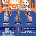 União da Vitória realiza o Dia D de vacinação contra a Influenza no dia 11 de abril