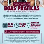 União da Vitória realiza capacitação para profissionais de salões de beleza e barbearias