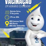 Três UBSs de União da Vitória têm horário de atendimento estendido para vacinação nesta quinta-feira, 11